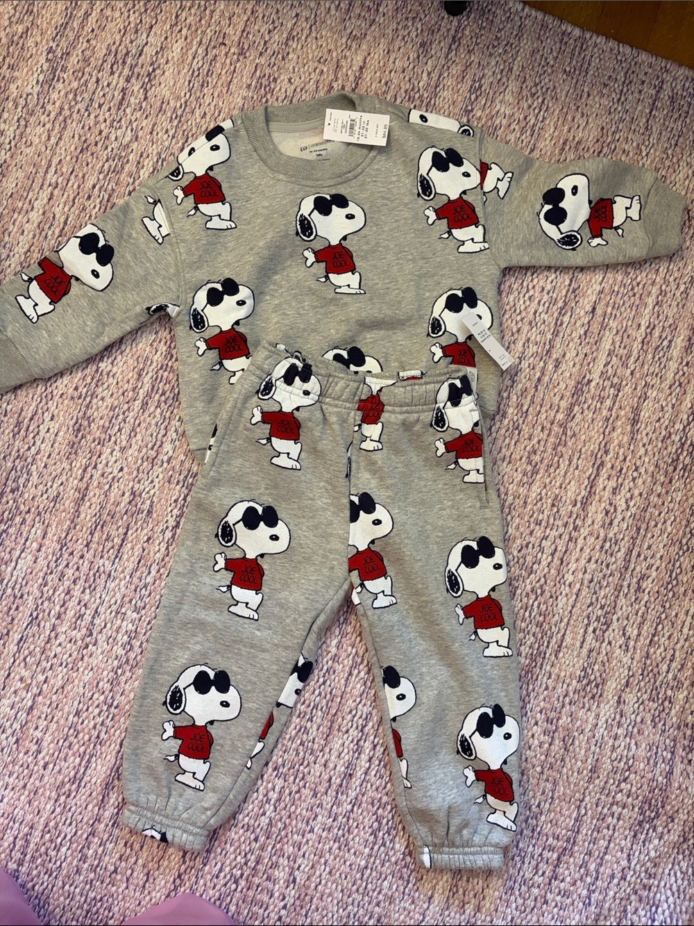 Snoopy Matching Set Joe Cool NWT